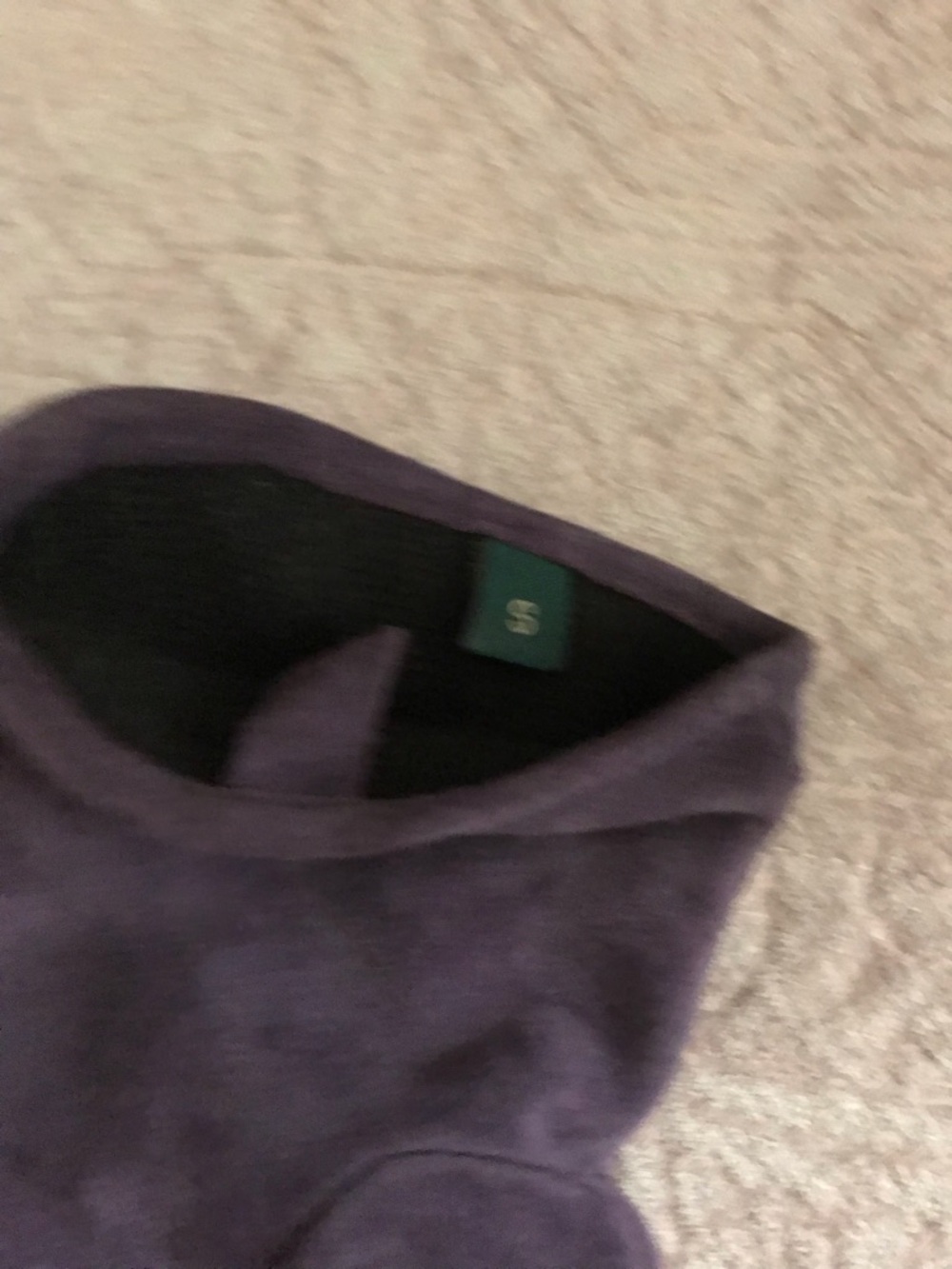 Ralph Lauren Plum Suede Buckle Gloves - Picture 8 of 9